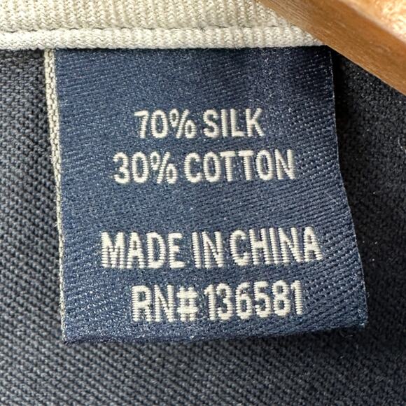 Nat Nast | XXL | Silk Blend Traditional Fit Pattern Short Sleeve Button-Up Shirt - Picture 8 of 11